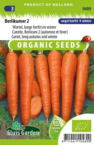 Organic Carrot Berlikumer 2 (Long Autumn and Winter)