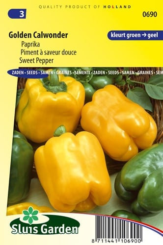 Sweet pepper Golden California wonder
