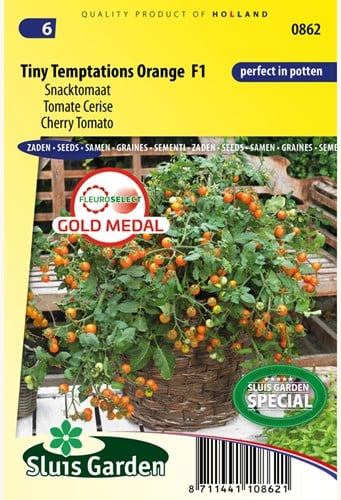 Cherry Tomato Tiny Temptations Orange F1 - Lycopersicon