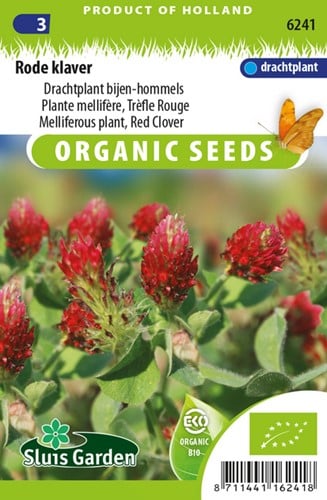 Red Clover, melliferous plant EKO