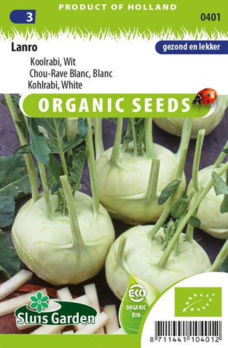 Kohlrabi Lanro white EKO