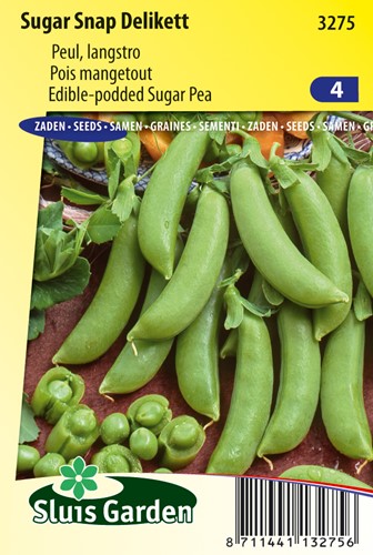 Sugar Snap Delikett, Edible-podded Sugar Pea