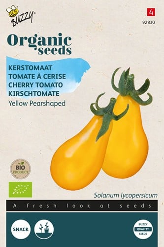 Bio Cherry Tomatoes Yellow Pearshaped