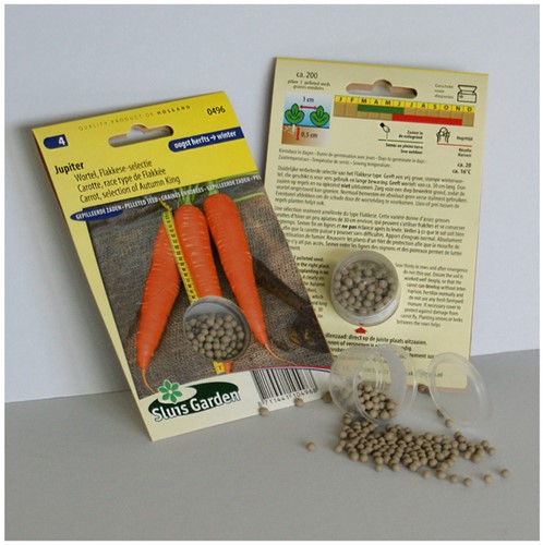 Carrot Jupiter (Long selection of Autumn King) PELLETED