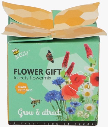 Buzzy Flower Gift (48x) Insect Flower mix (Display 48x)-2