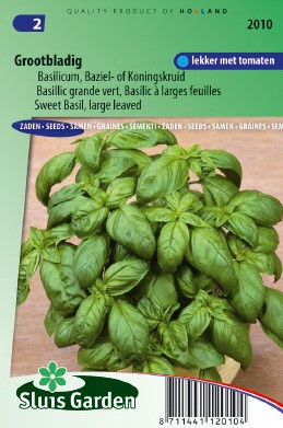 Basil, Sweet Large leaved - Ocinum - Basilicum - 625 seeds