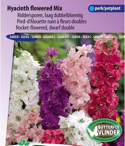 Larkspurs Rocket-flowered dwarf Mix