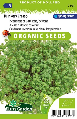 Gardencress commun or plain, Pepperweed EKO