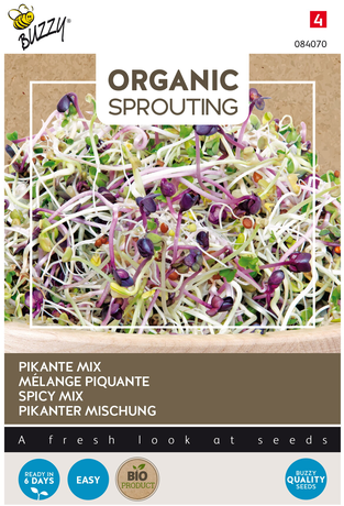 Organic Sprouting Spicy Mix - Buzzy