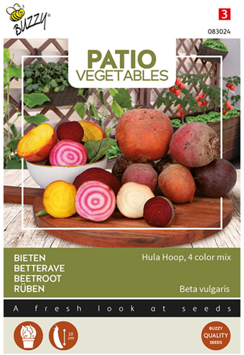 Beetroot Hula Hoop, mélange - Buzzy Patio Vegetables