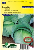 White Cabbage, Early flat Dutch Brunswijker-2