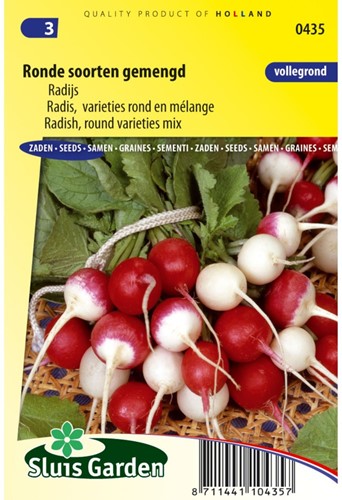 Radijs ronde soorten gemengd - Raphanus-2
