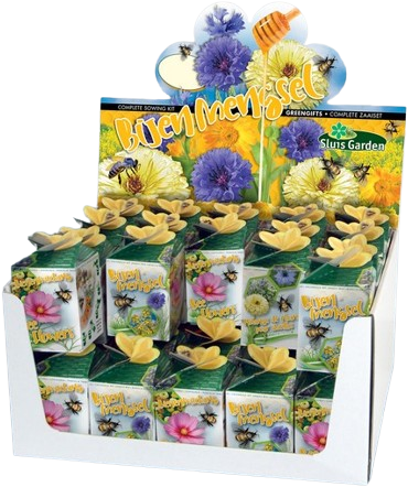 Greengift Bee flowers Mix 40 pcs in showbox