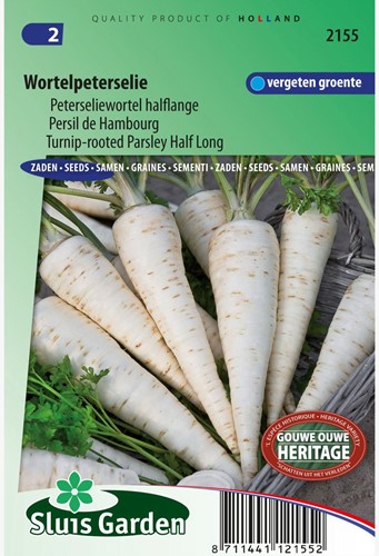 Wortelpeterselie Halflange - Petroselinum crisp. tuberosum