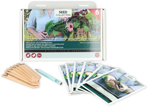 Collectie 6 soorten vrolijke bij- en vlinderbloemen – Buzzy Collection-2