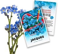 Vergeet-mij-Niet - Myosotis zakjes persoonlijk bedrukt - 100 stuks